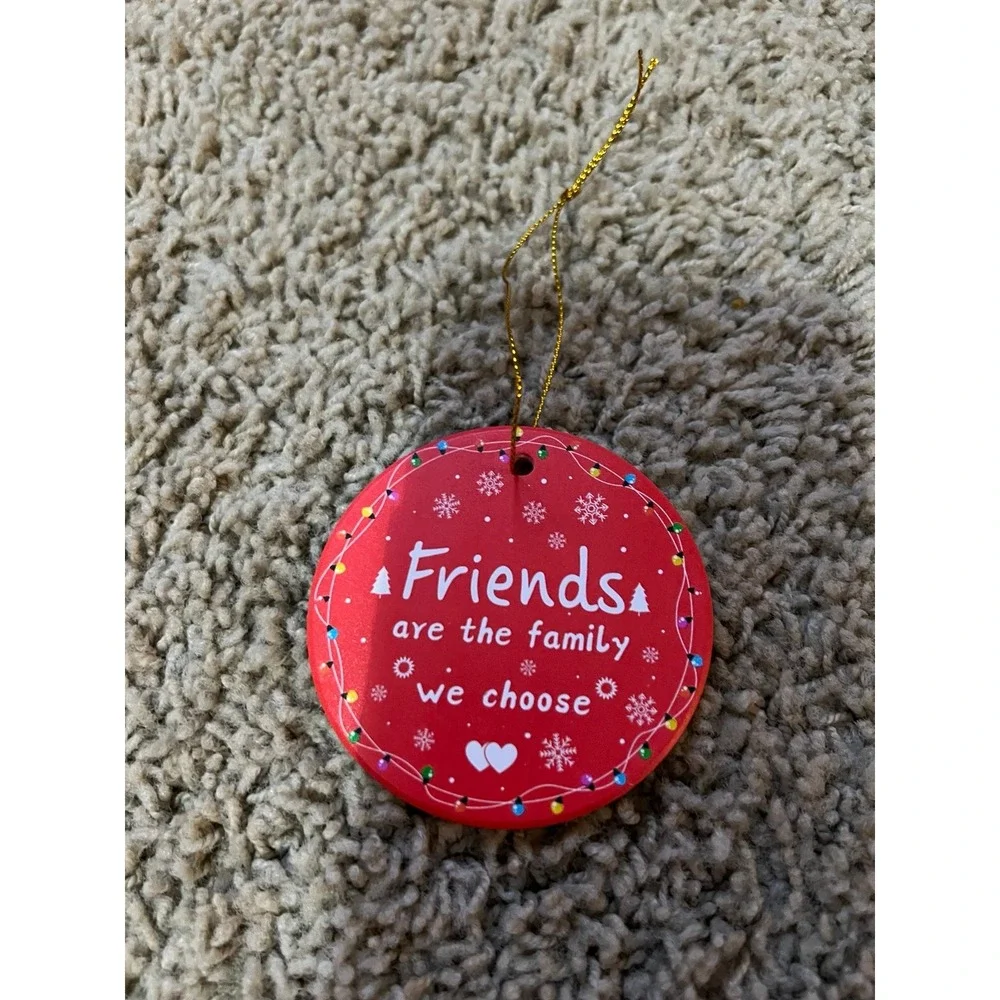 New Friend Christmas Ornament Good Friends Bestie Ornaments Friendship Xmas Deco